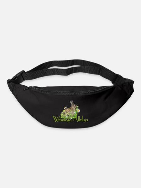 Frohe Ostern - Gürteltasche - Schwarz