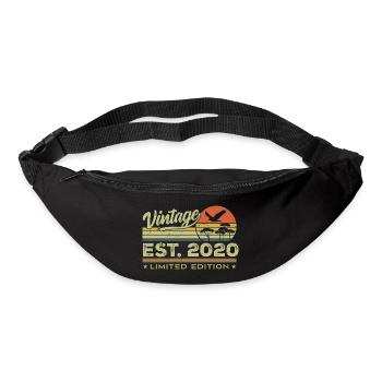 Vintage 2020 Fantastisch seit 2020 Geschenk 2020 Retro - Gürteltasche - Schwarz - Vorne