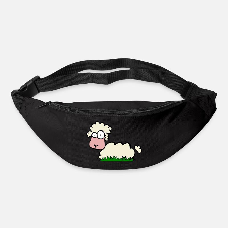 freaky sheep - Gürteltasche - Schwarz