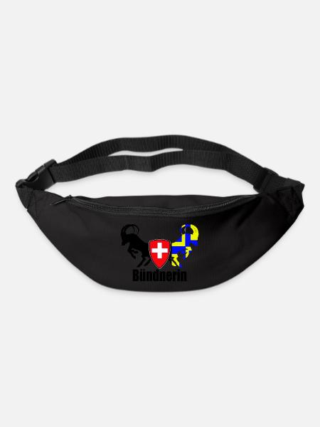 de Grisons - Sac banane - noir