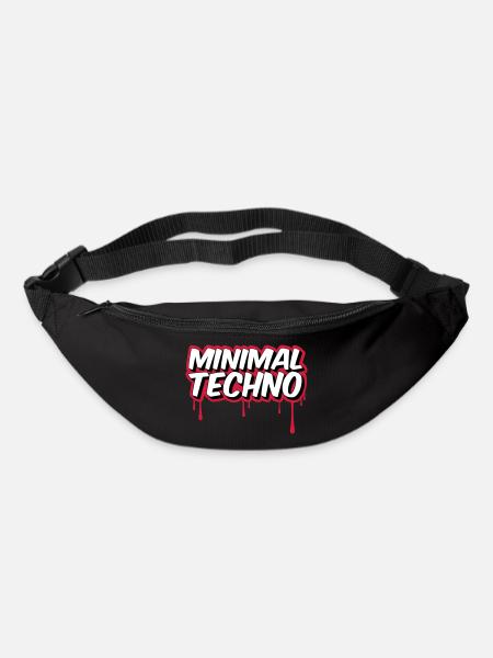 MINIMAL TECHNO - Bum bag - black