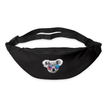 koala schwaz white head - Bum bag - black - Front
