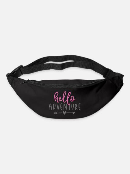 Design d'aventure - Sac banane - noir