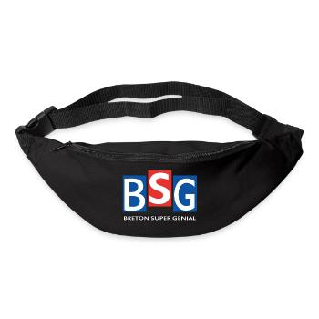 Breton super génial - Sac banane - noir - Devant