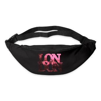 LONDON - Bum bag - black - Front