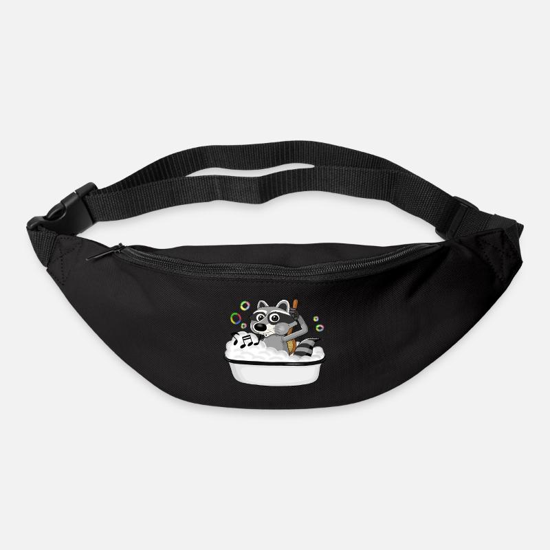 Waschbaer - Gürteltasche - Schwarz