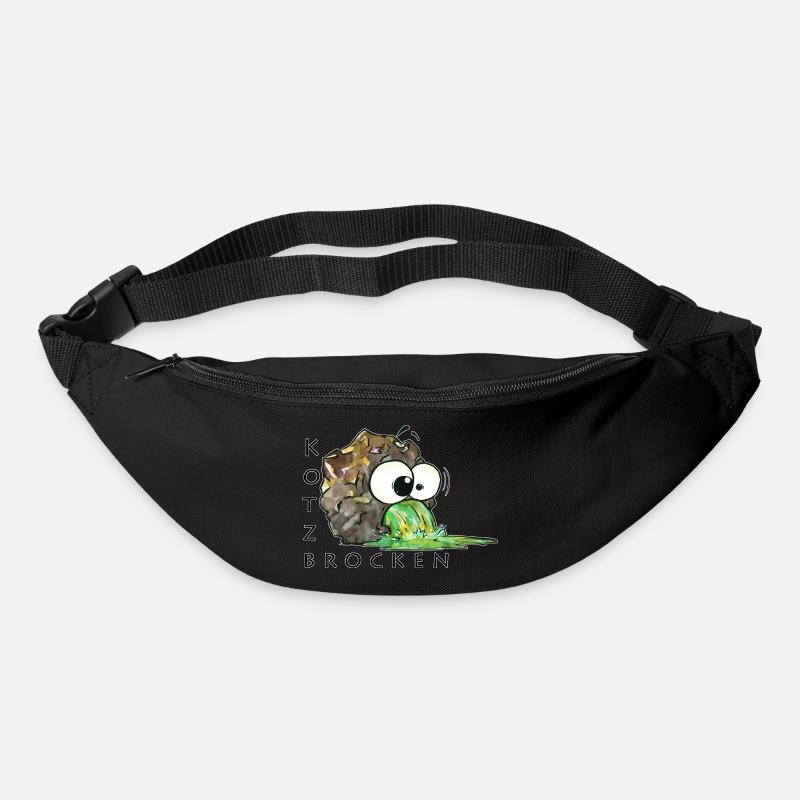 Morceaux de vomi - Sac banane - noir