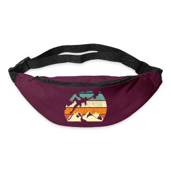Klettern Sport Klettern Klettern Klettern Felsen - Gürteltasche - Burgunderrot - Vorne
