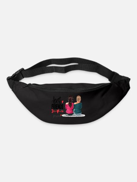best friends forever - Sac banane - noir
