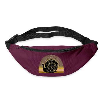 Snail - Bum bag - burgundy - Front