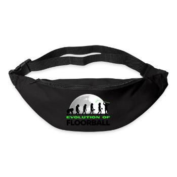 joueur de floorball floorball-évolution floorballey - Sac banane - noir - Devant