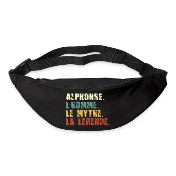 Alphonse l homme le mythe la légende - Sac banane - noir - Devant