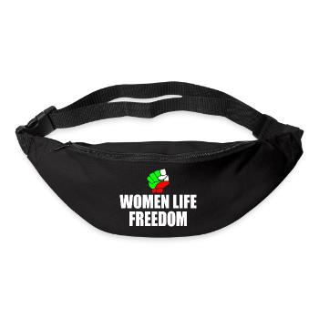 Women life freedom iran - Gürteltasche - Schwarz - Vorne