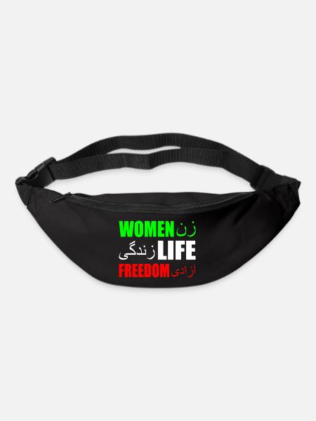 Women life freedom iran - Gürteltasche - Schwarz