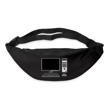 Computer Keyboard Mouse Screen - Bum bag - black - Front