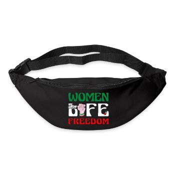 Cute Iranian Women - Women Life Freedom - Bum bag - black - Front