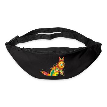 GERMAN SHEPHERD Deutscher Schäferhund Hunde Hund - Gürteltasche - Schwarz - Vorne