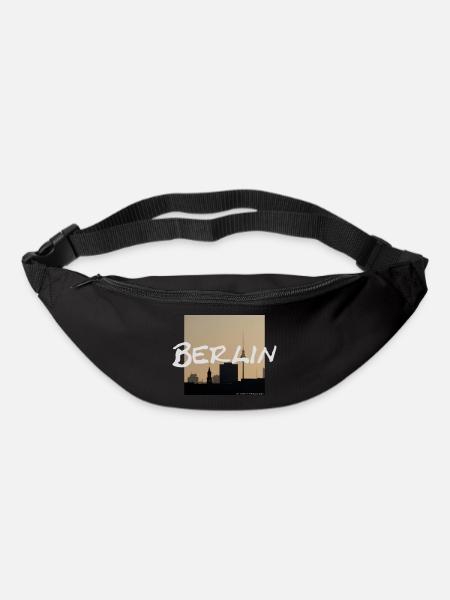 Berlin TV Tower Panorama - Bum bag - black