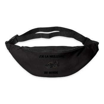 best mom - Sac banane - noir - Devant