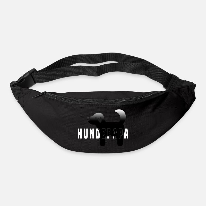 Hundepapa - Gürteltasche - Schwarz
