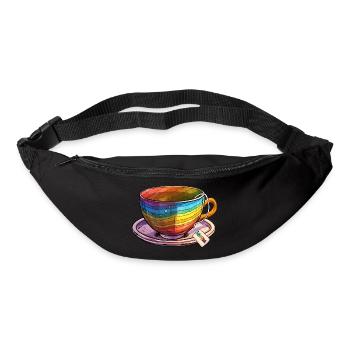 LGBTQIA+ LGBTQ LGBT Gay Pride LGBTea - Gürteltasche - Schwarz - Vorne