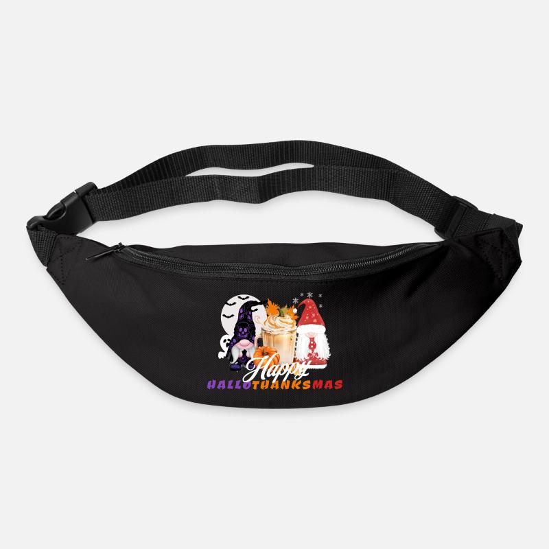 Joyeux Hallothanksmas - Sac banane - noir
