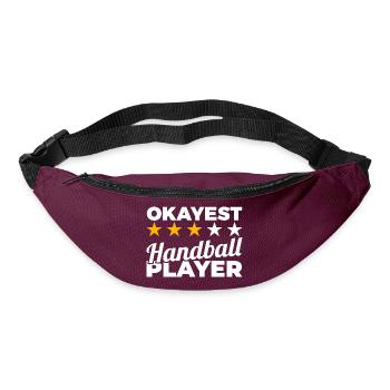 Durchschnittlicher Handballer - Gürteltasche - Burgunderrot - Vorne