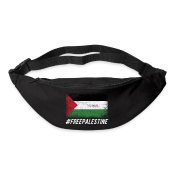 PALESTINE GRATUITE - Sac banane - noir - Devant