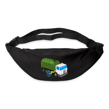 Garbage Truck Love Garbage Collection Child Boy I Gift - Bum bag - black - Front