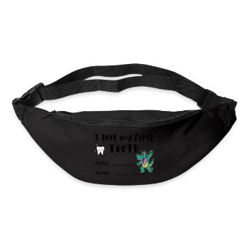 I Lost my First Tooth Certificate Name tag - Bum bag - black - Front