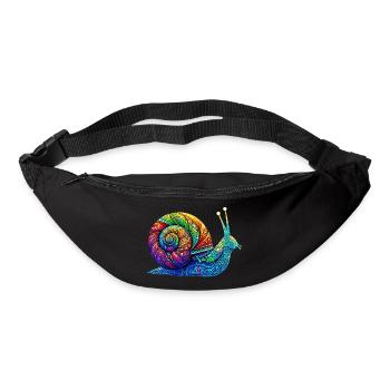Schnecke - Gürteltasche - Schwarz - Vorne