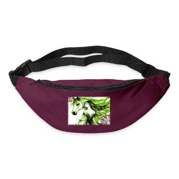 Flowers Women girl fashion design art female style - Bum bag - burgundy - Front
