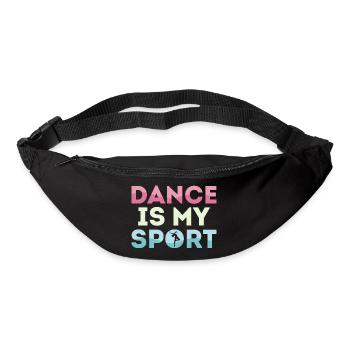 La danse est mon sport Ballerine - Sac banane - noir - Devant
