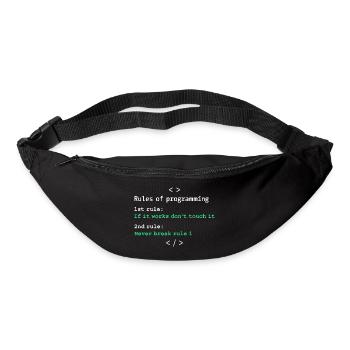 Rules of programming - Bum bag - black - Front
