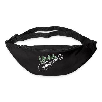 Ukulele - Music Lover - Gürteltasche - Schwarz - Vorne