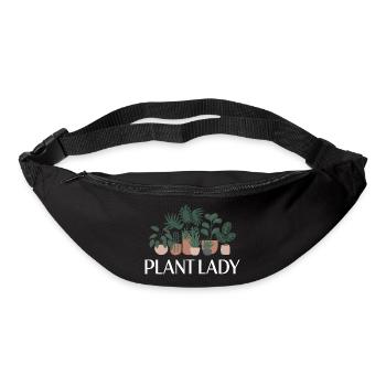 Pflanzen-Dame - Gürteltasche - Schwarz - Vorne