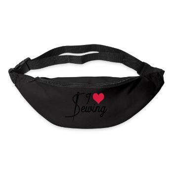 Nähen - Gürteltasche - Schwarz - Vorne