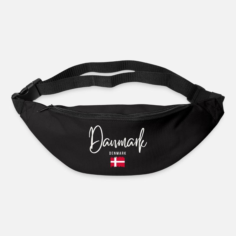 Danish roots, I love Denmark - Bum bag - black
