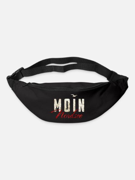 Nordsee - Moin - Gürteltasche - Schwarz