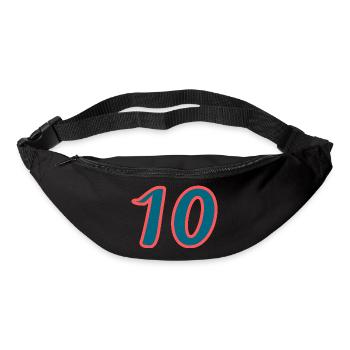 10. 10 YEARS. 10th ANNIVERSARY. 10 YEAR ANNIVERSARY. - Bum bag - black - Front