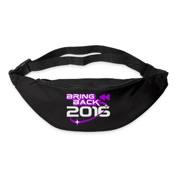 Bring 2016 Throwback Internet-Nostalgie zurück - Gürteltasche - Schwarz - Vorne