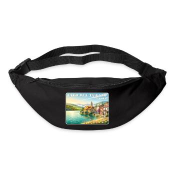 Lago del Turano - Gürteltasche - Schwarz - Vorne