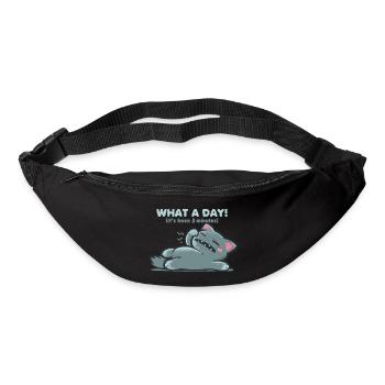 Quelle journée - Sac banane - noir - Devant