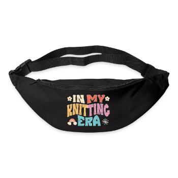 In my knitting era - Bum bag - black - Front