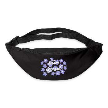 Team Braut JGA - Bride Squad - Gürteltasche - Schwarz - Vorne