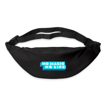 Pas de magie, pas de vie - Sac banane - noir - Devant
