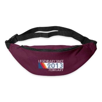 Retro SiFi Legendary depuis février 2013 - Naissance - Sac banane - bordeaux  - Devant