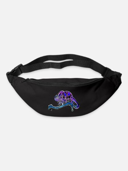Chamäleon - Gürteltasche - Schwarz
