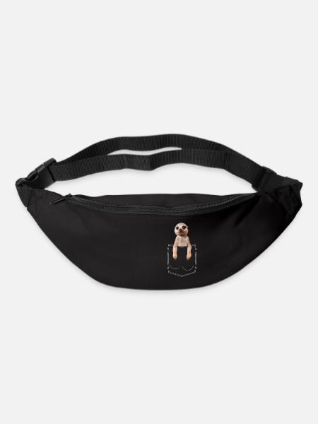 Erdmännchen Meerkat Brusttasche Pocket Bestseller - Gürteltasche - Schwarz