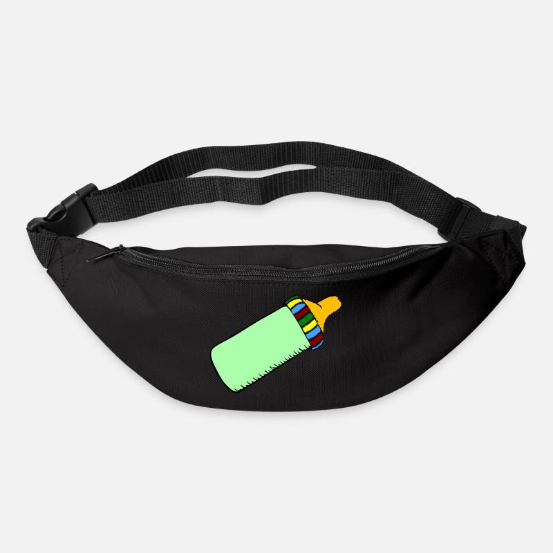 Flasche - Gürteltasche - Schwarz